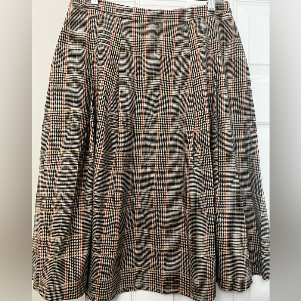 Lauren Ralph Lauren Multicolor Plaid A-Line Skirt - Picture 3 of 16